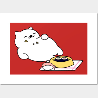 Tubbs vs. Sushi - Neko Atsume Posters and Art